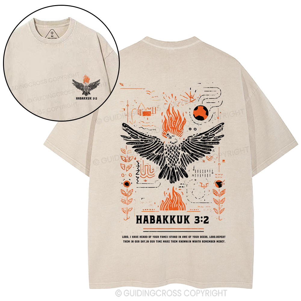 Lord I Have Heard Of Your Fame Christian Washed T-Shirt