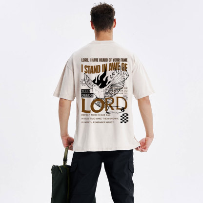 Lord I Have Heard Of Your Fame Christian Washed T-Shirt