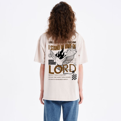 Lord I Have Heard Of Your Fame Christian Washed T-Shirt