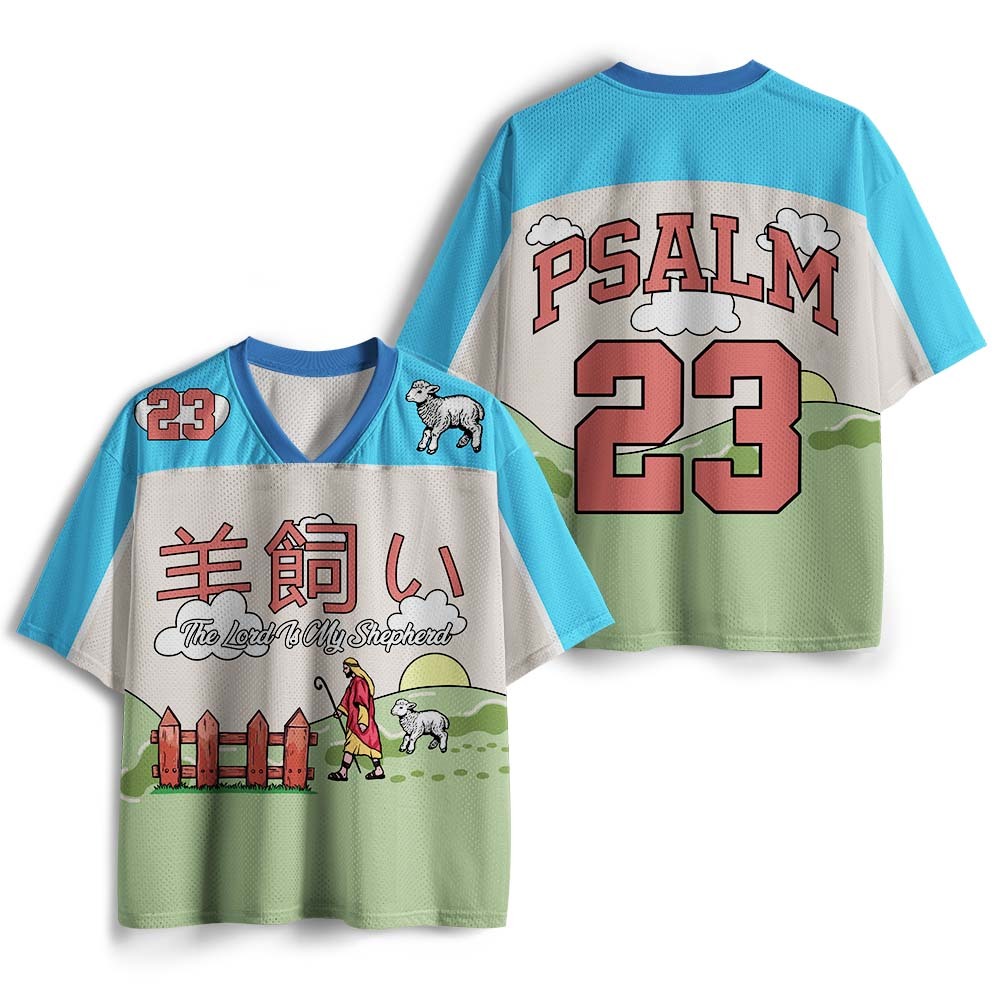 Lord Is My Shepherd Christian Mesh Jersey