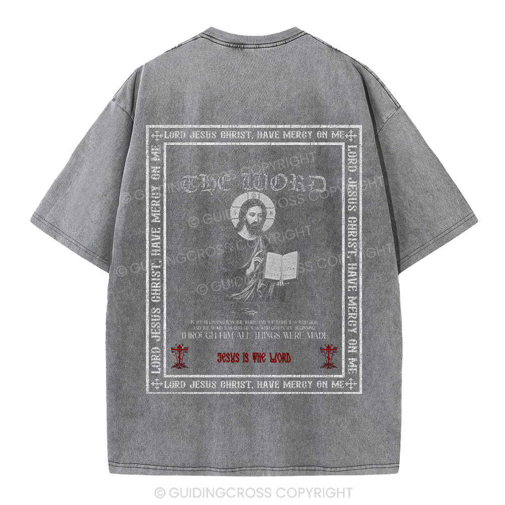 Lord Jesus Christ Christian Washed T-Shirt