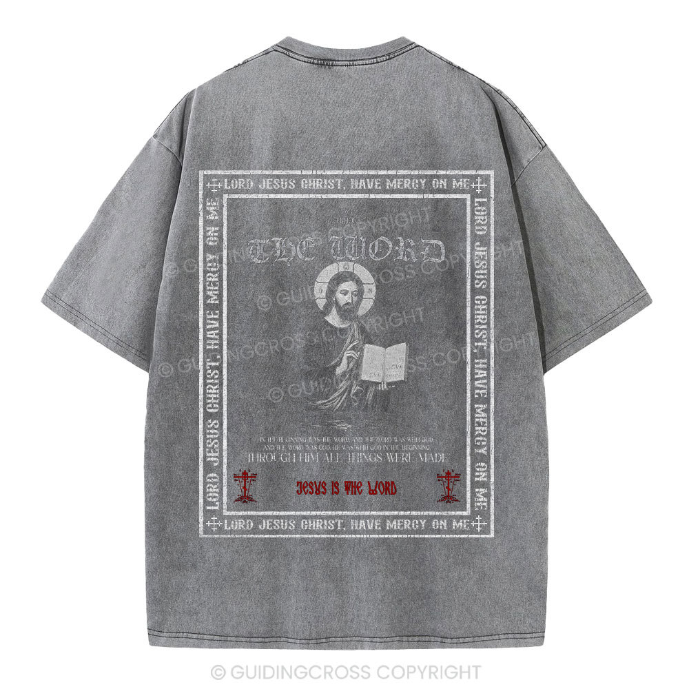 Lord Jesus Christ Christian Washed T-Shirt