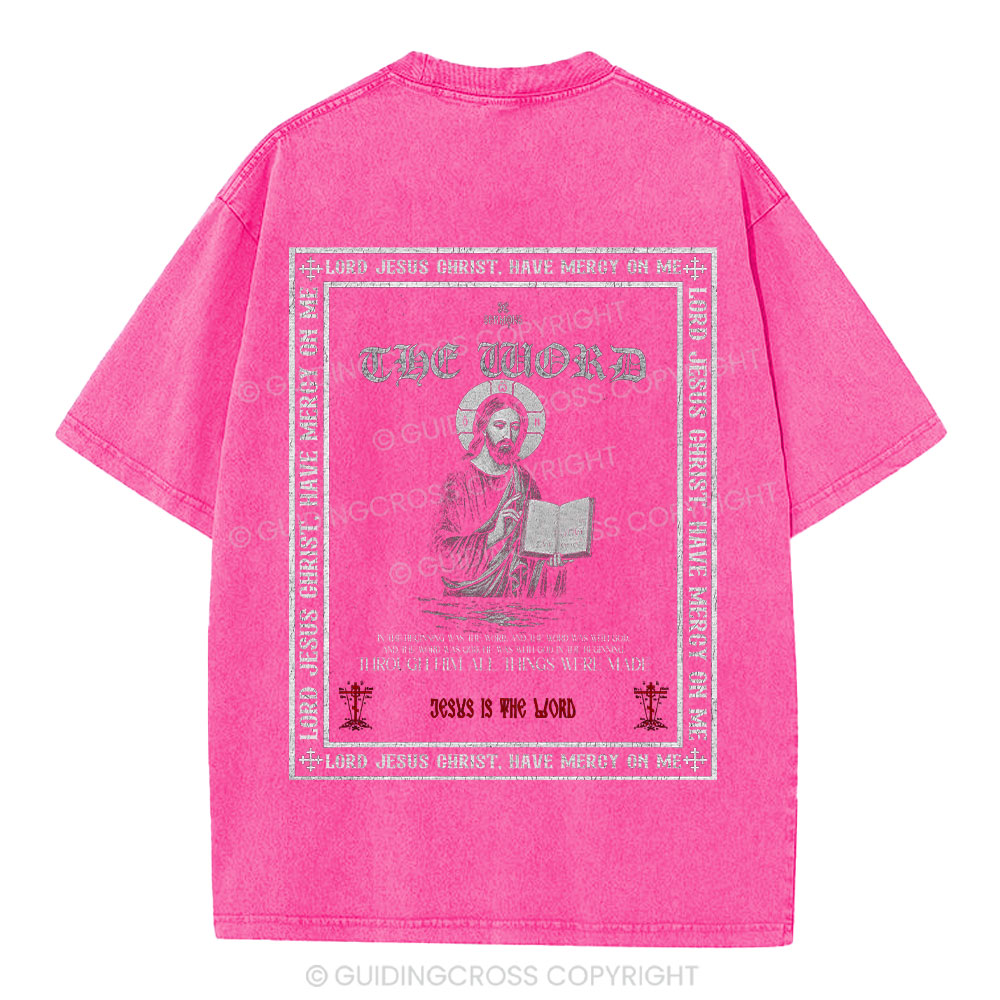 Lord Jesus Christ Christian Washed T-Shirt
