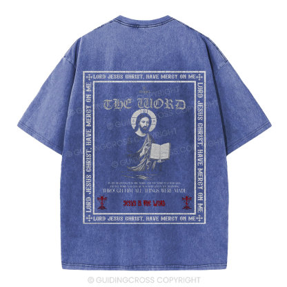 Lord Jesus Christ Christian Washed T-Shirt