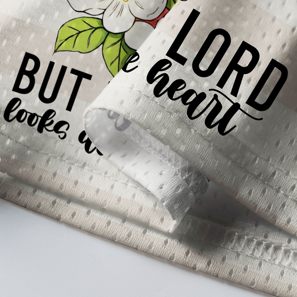 Lord Looks At The Heart Christian Mesh Jersey