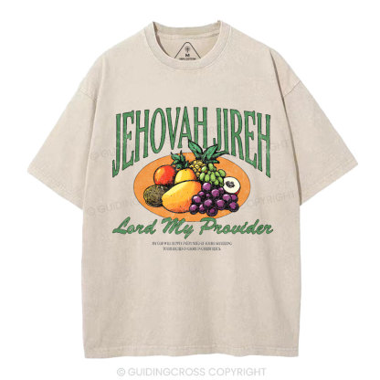 Lord My Provider Christian Washed T-Shirt