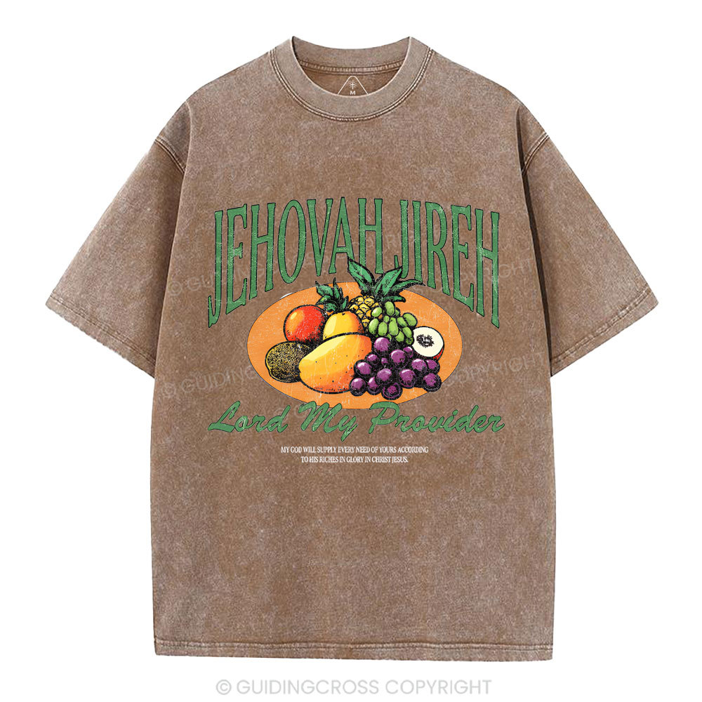 Lord My Provider Christian Washed T-Shirt
