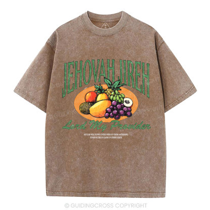 Lord My Provider Christian Washed T-Shirt