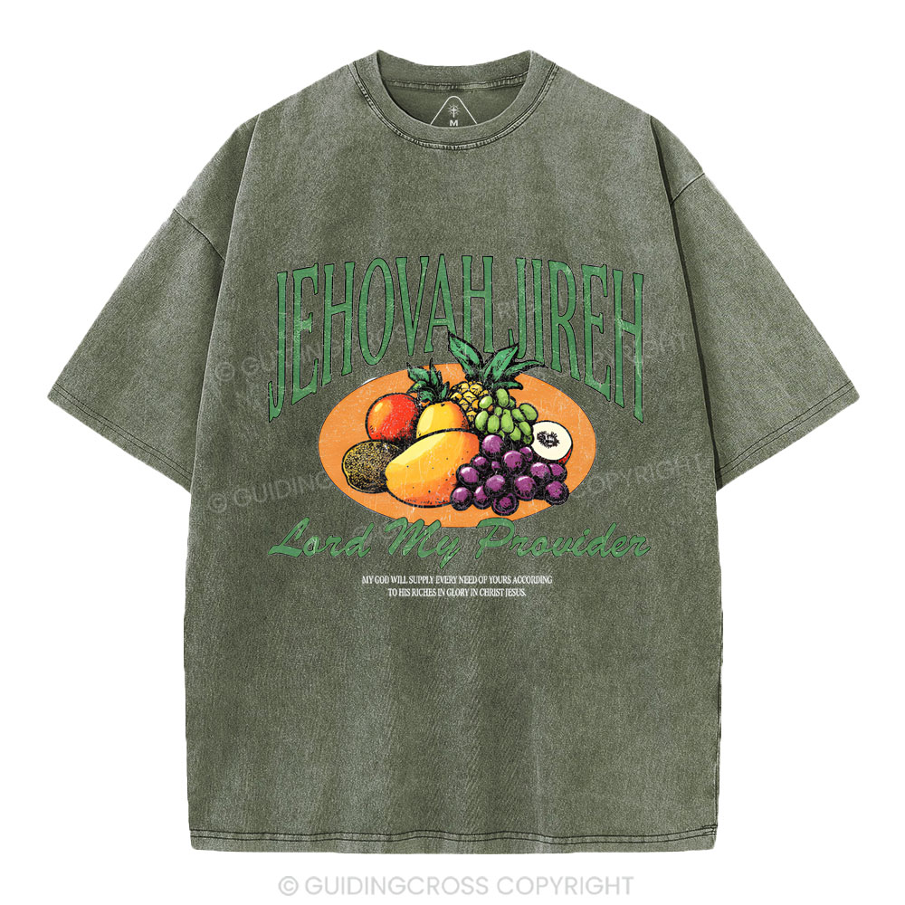 Lord My Provider Christian Washed T-Shirt