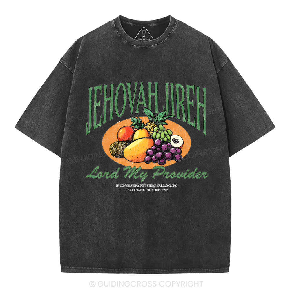 Lord My Provider Christian Washed T-Shirt
