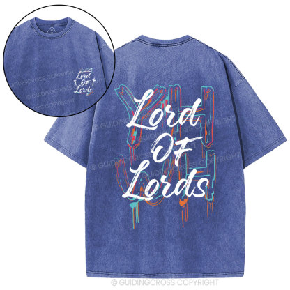 Lord Of Lords Christian Washed T-Shirt