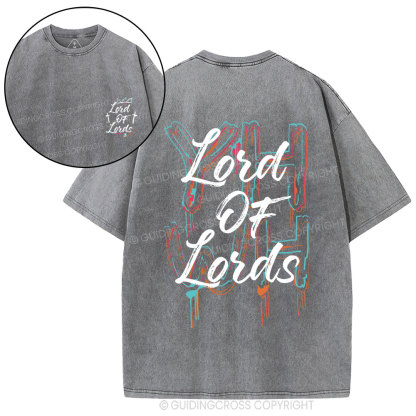 Lord Of Lords Christian Washed T-Shirt