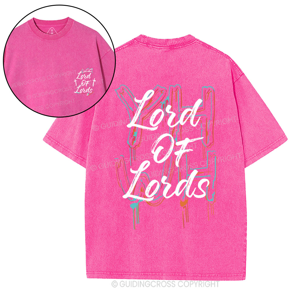 Lord Of Lords Christian Washed T-Shirt
