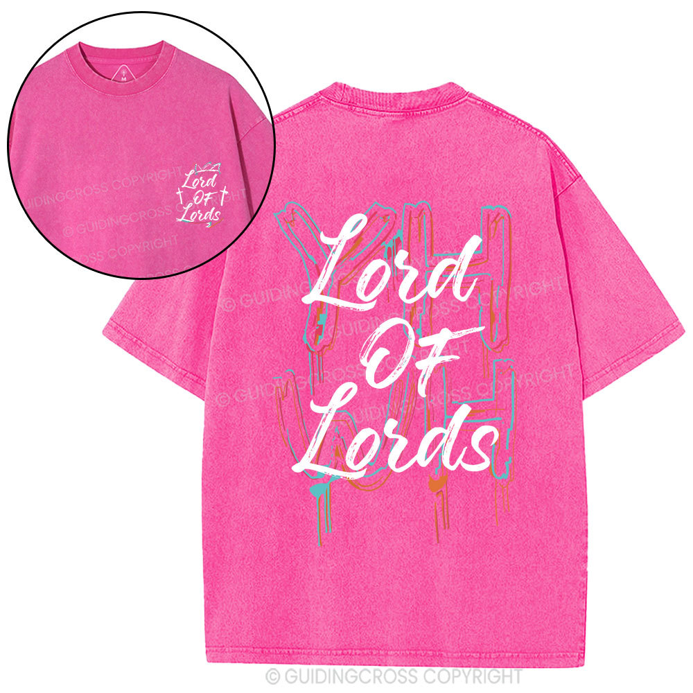 Lord Of Lords Christian Washed T-Shirt
