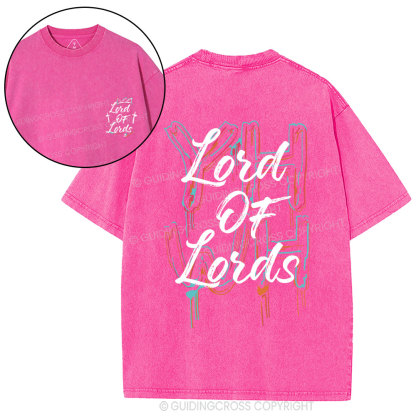 Lord Of Lords Christian Washed T-Shirt