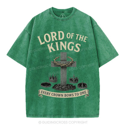 Lord Of The  Kings Christian Washed T-Shirt