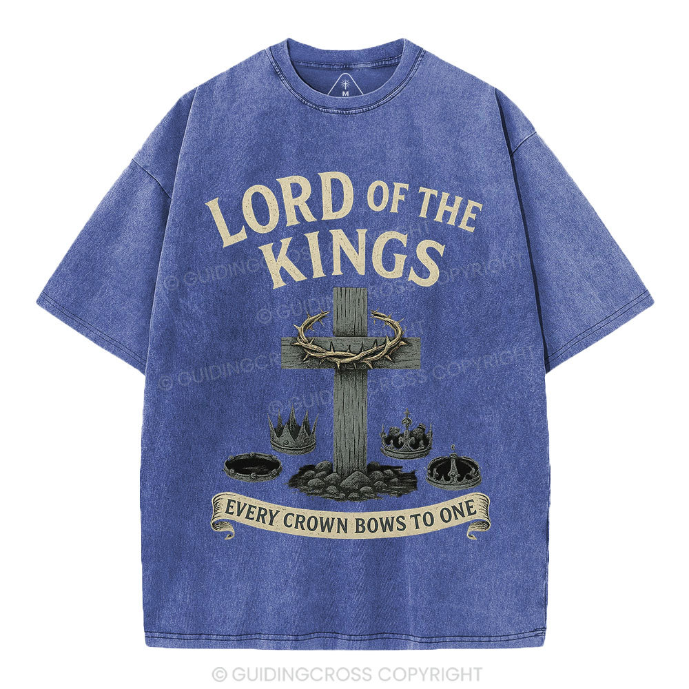 Lord Of The  Kings Christian Washed T-Shirt
