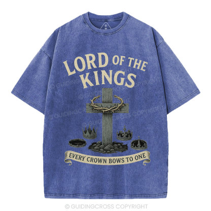 Lord Of The  Kings Christian Washed T-Shirt