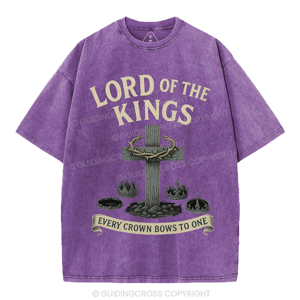 Lord Of The  Kings Christian Washed T-Shirt