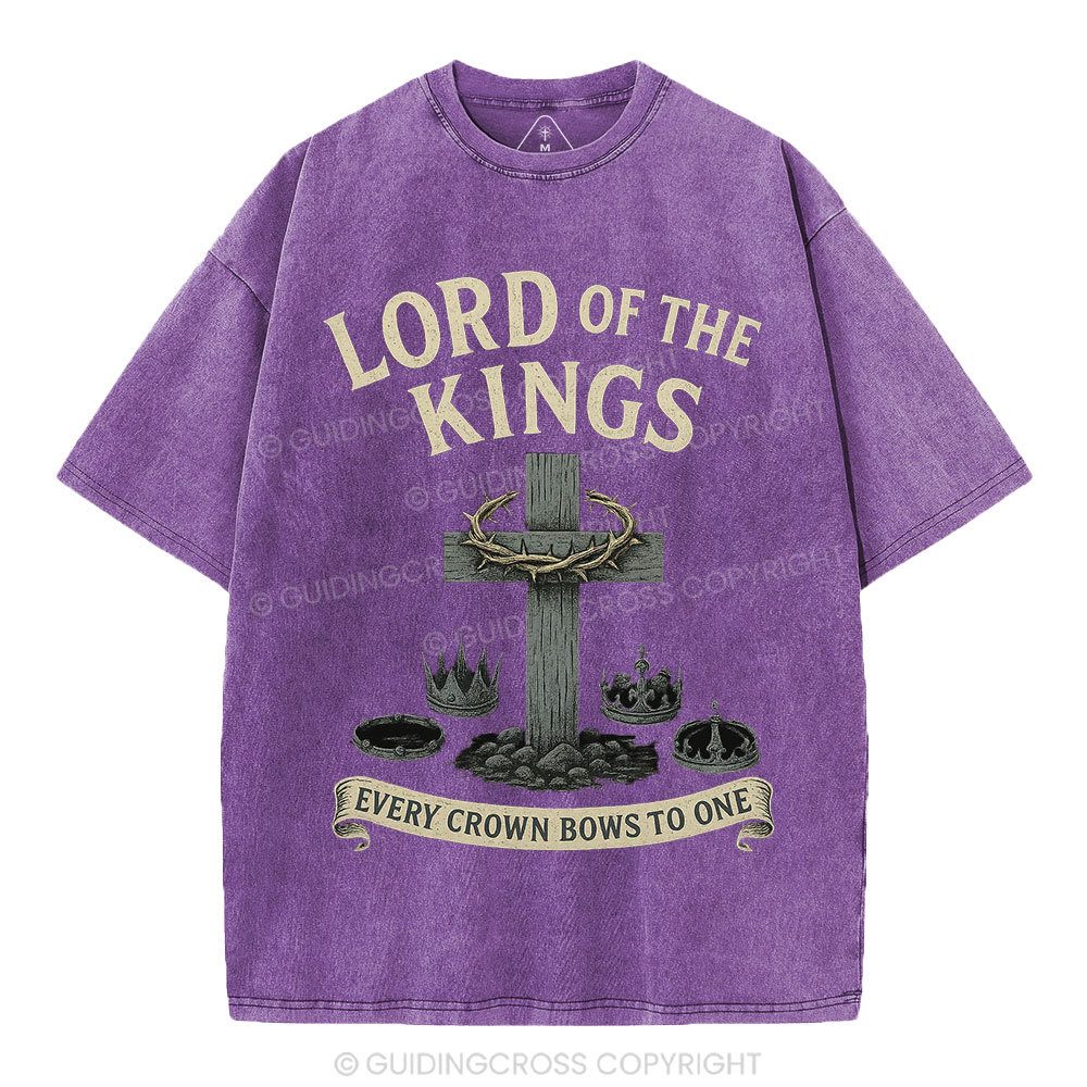 Lord Of The  Kings Christian Washed T-Shirt