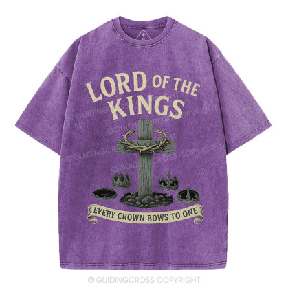 Lord Of The  Kings Christian Washed T-Shirt