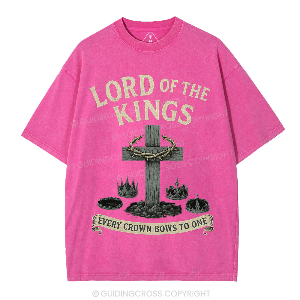 Lord Of The  Kings Christian Washed T-Shirt