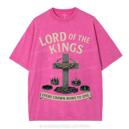 Lord Of The  Kings Christian Washed T-Shirt