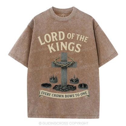 Lord Of The  Kings Christian Washed T-Shirt