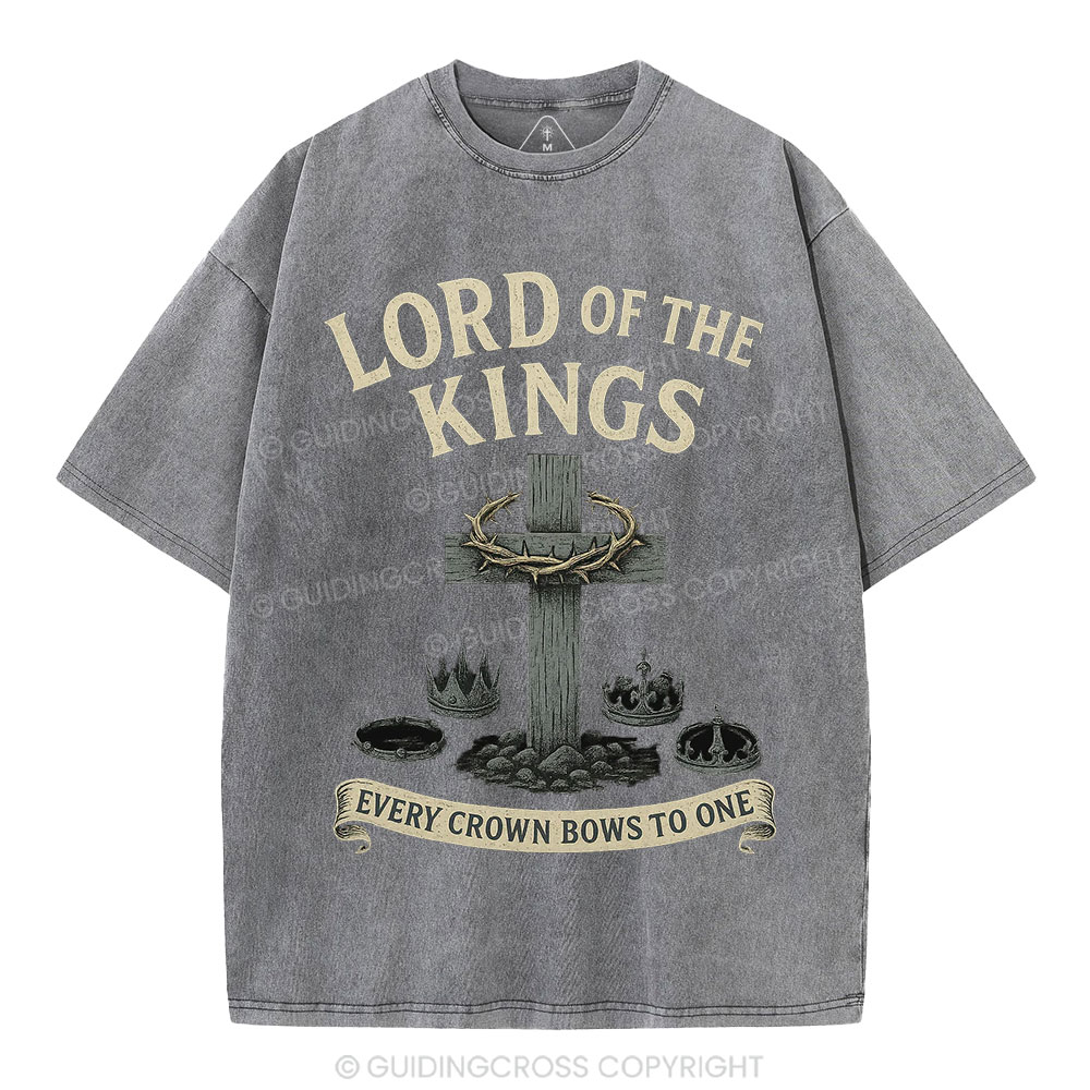 Lord Of The  Kings Christian Washed T-Shirt