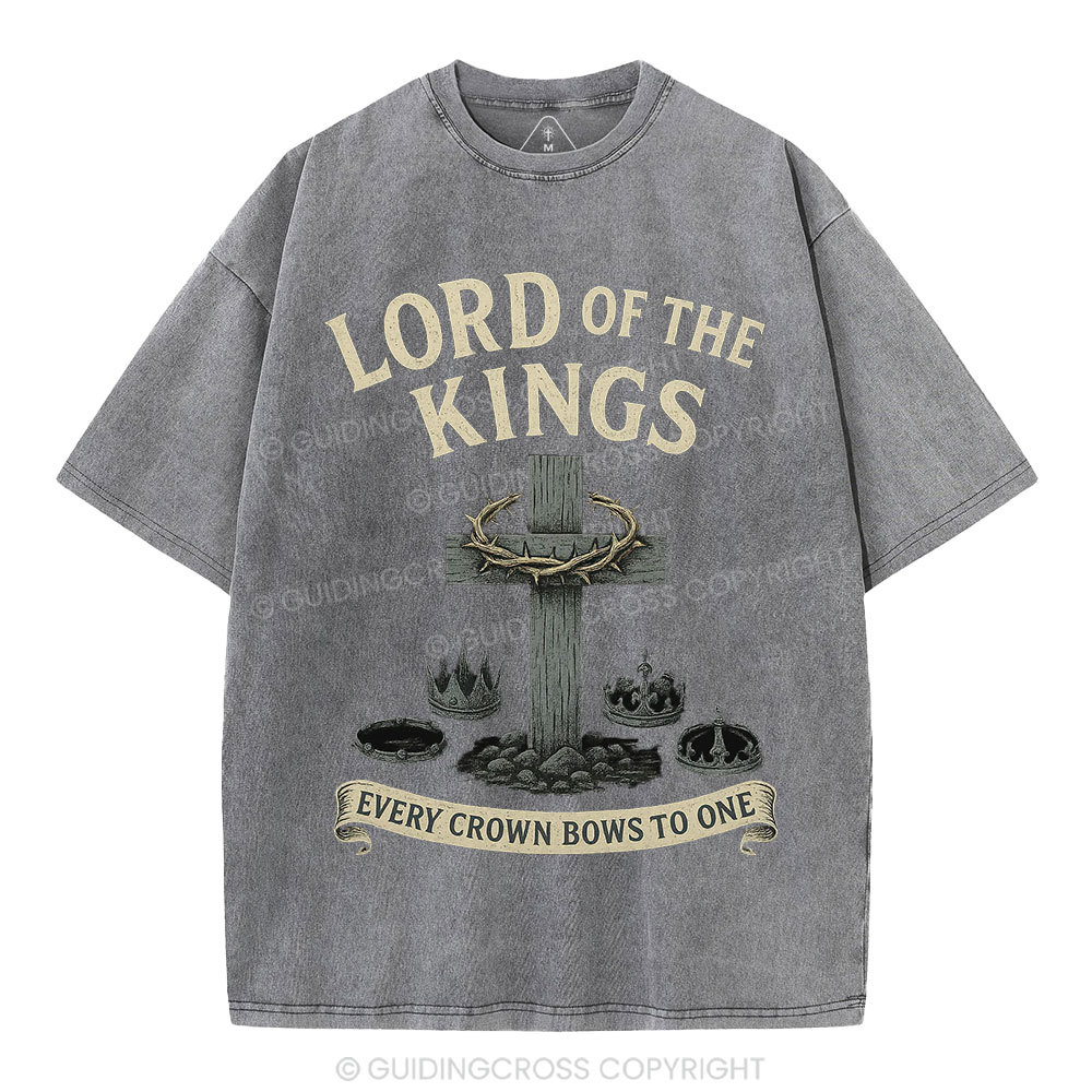 Lord Of The  Kings Christian Washed T-Shirt