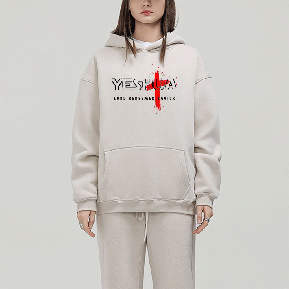 Lord Redeemer Savior Christian Fleece Hoodie Set
