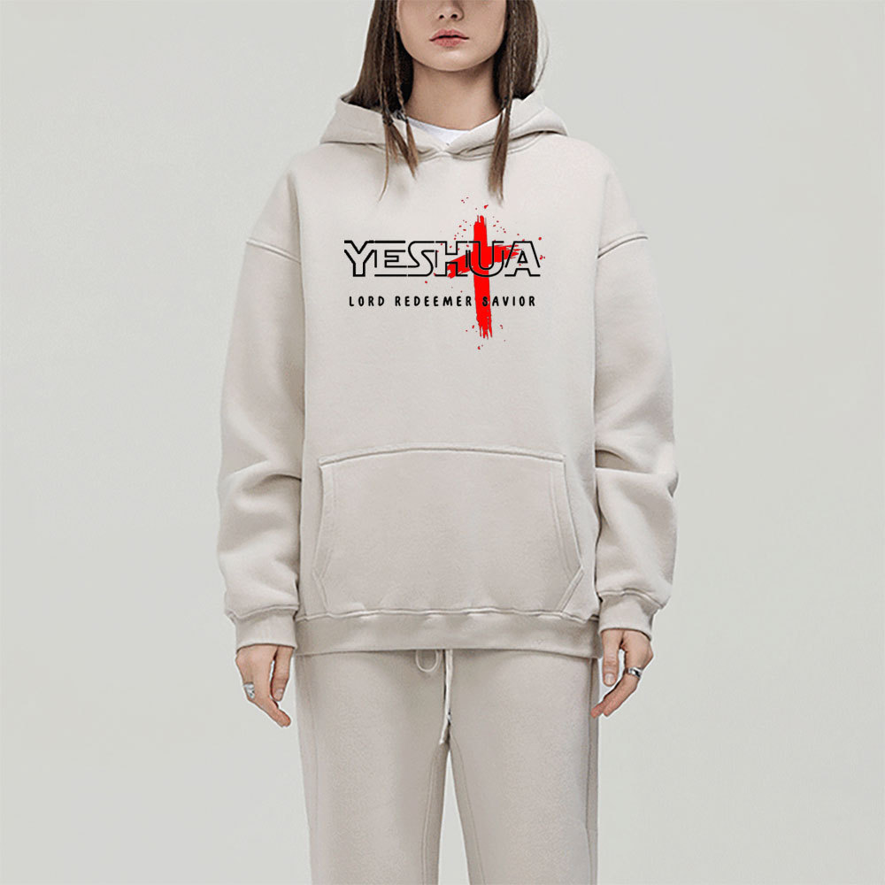 Lord Redeemer Savior Christian Fleece Hoodie Set