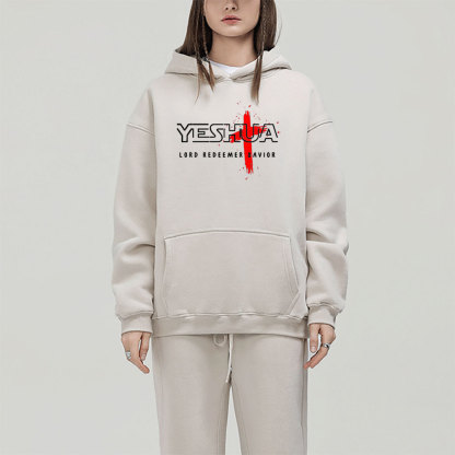Lord Redeemer Savior Christian Fleece Hoodie Set
