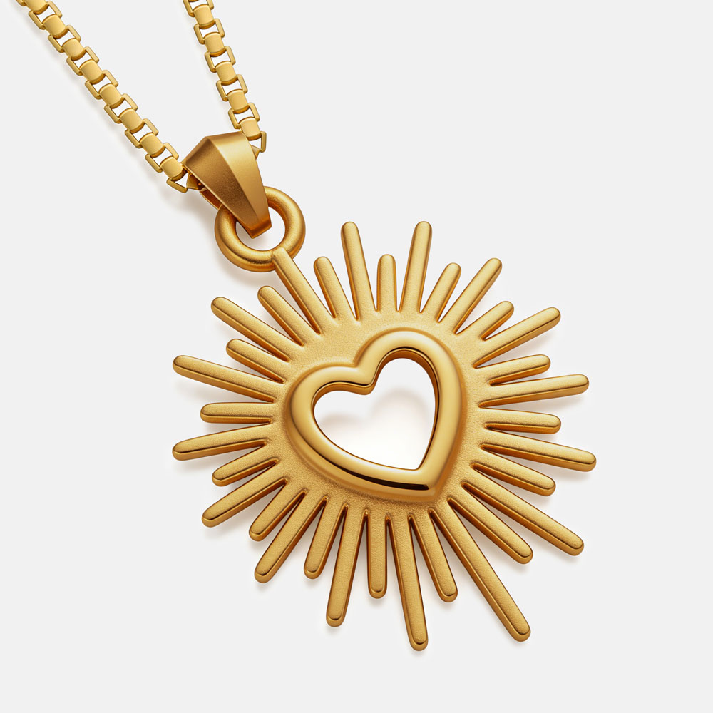 Lord Set My Heart on Fire Christian 925 Sterling Silver Necklace