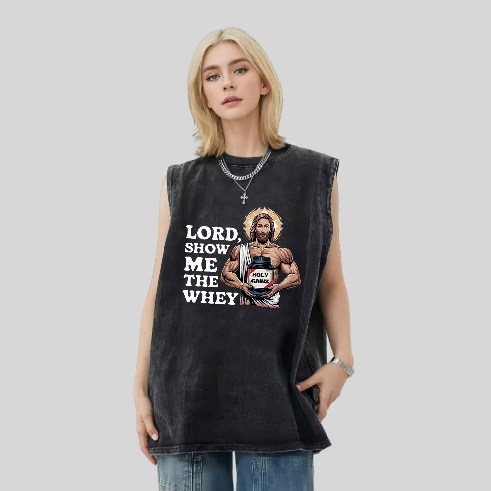 Lord Show Me The Whey Christian Tank Top