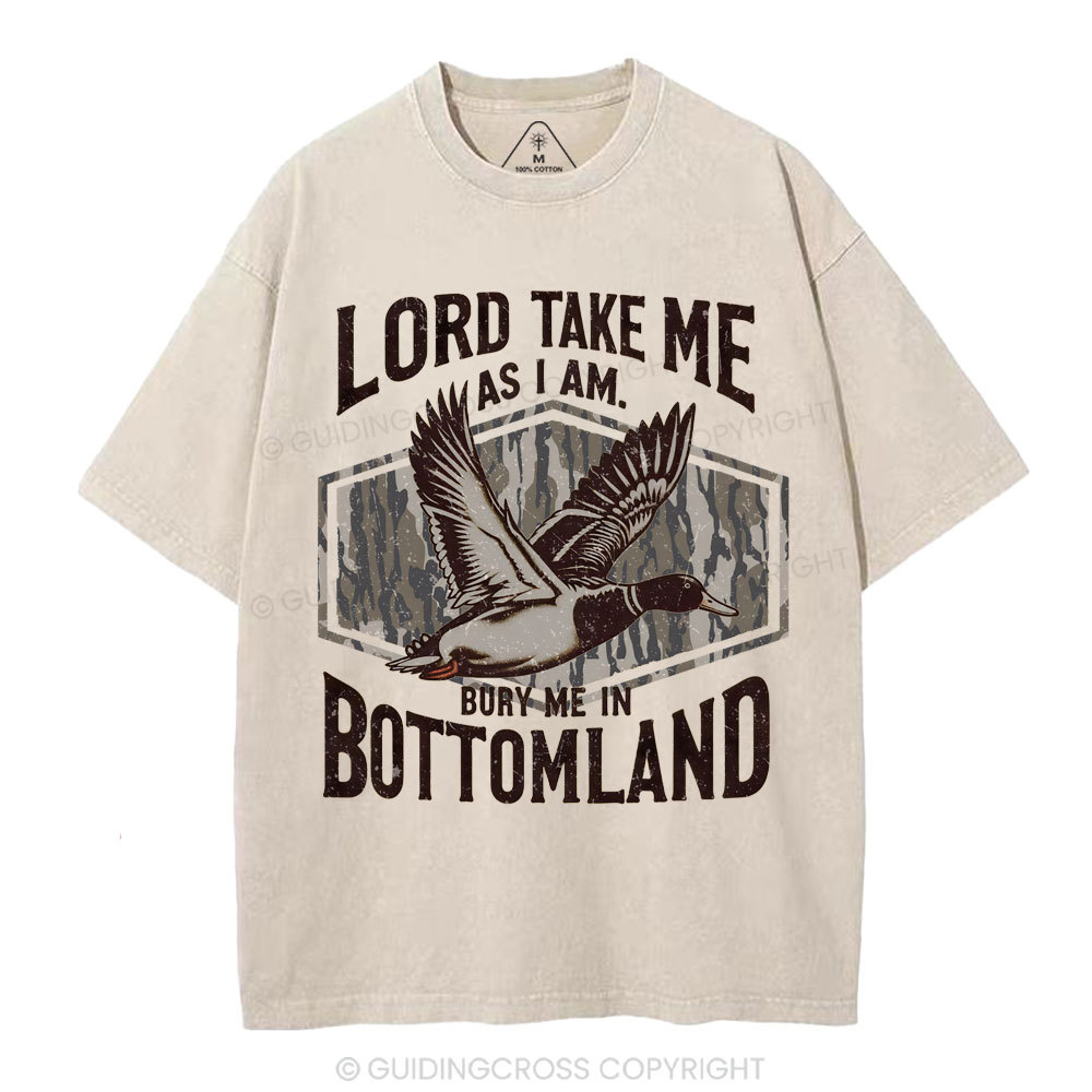 Lord Take Me As I Am Christian Washed T-Shirt