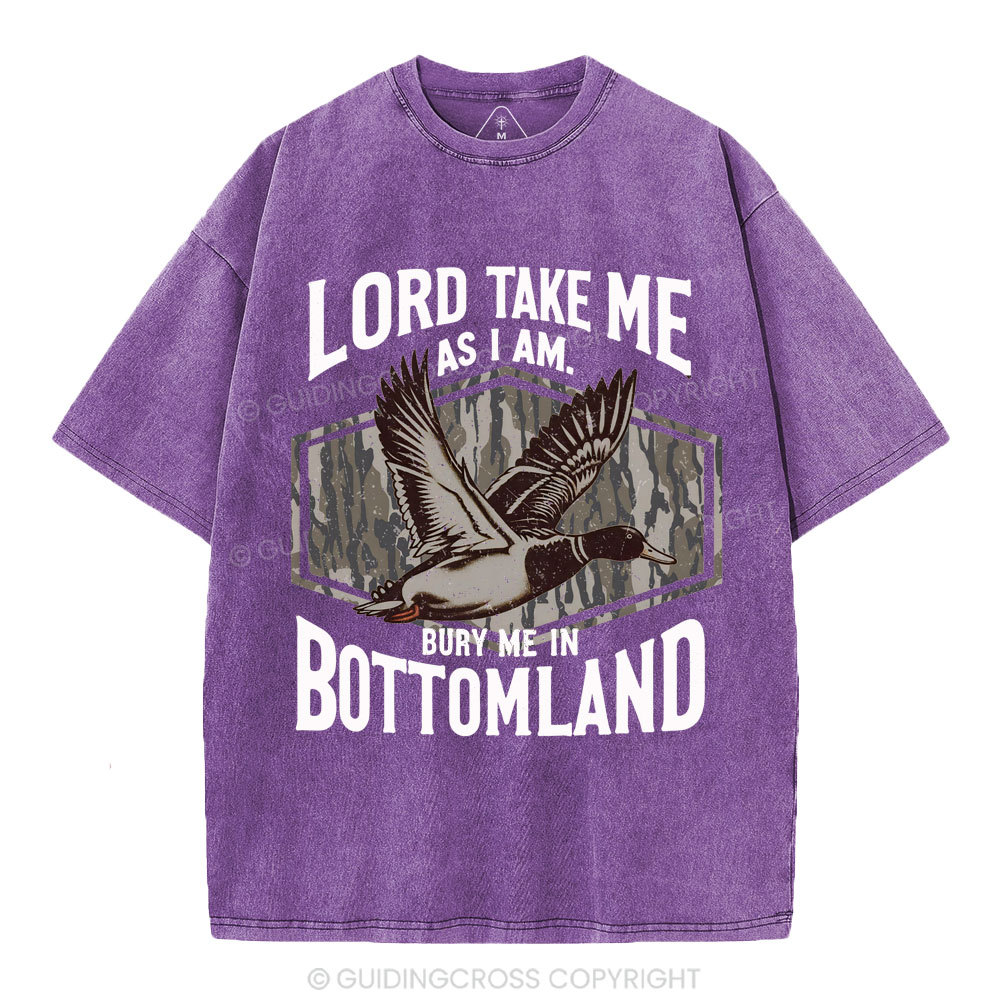 Lord Take Me As I Am Christian Washed T-Shirt