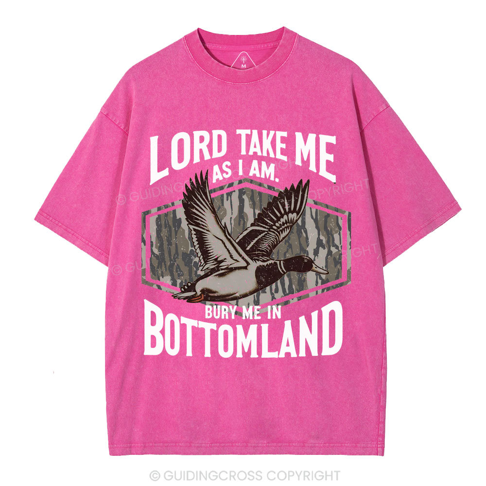 Lord Take Me As I Am Christian Washed T-Shirt