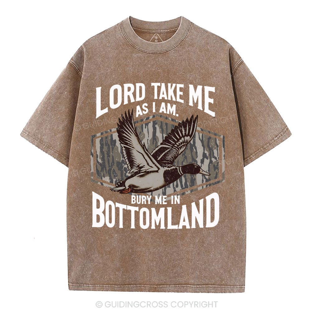Lord Take Me As I Am Christian Washed T-Shirt