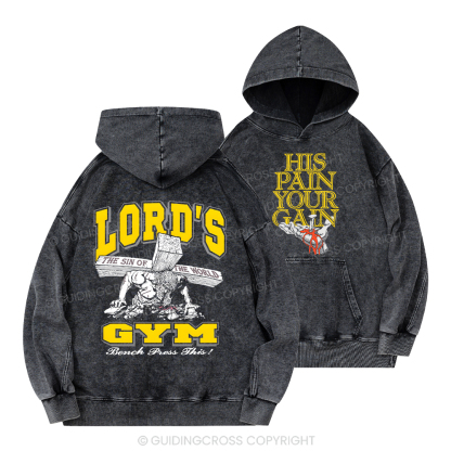 Lord's Gym Christian Washed Hoodie