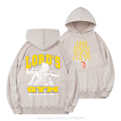 Lord's Gym Christian Washed Hoodie