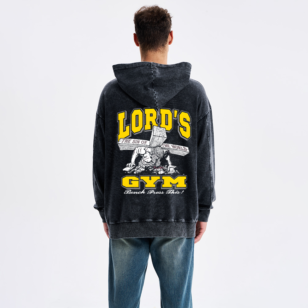 Lord's Gym Christian Washed Hoodie