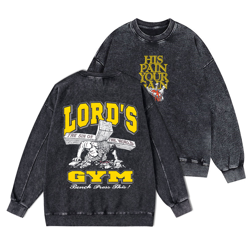 Lord's Gym Christian Washed Sweatshirt