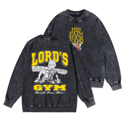 Lord's Gym Christian Washed Sweatshirt