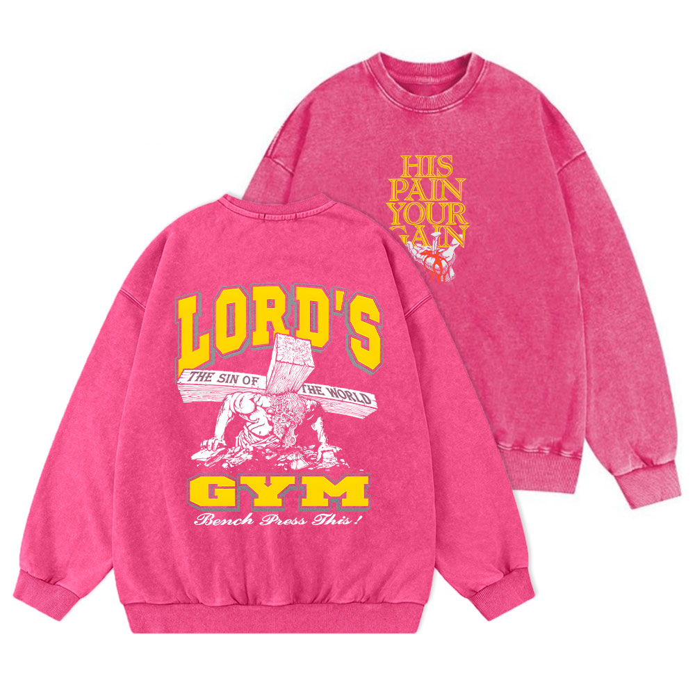 Lord's Gym Christian Washed Sweatshirt