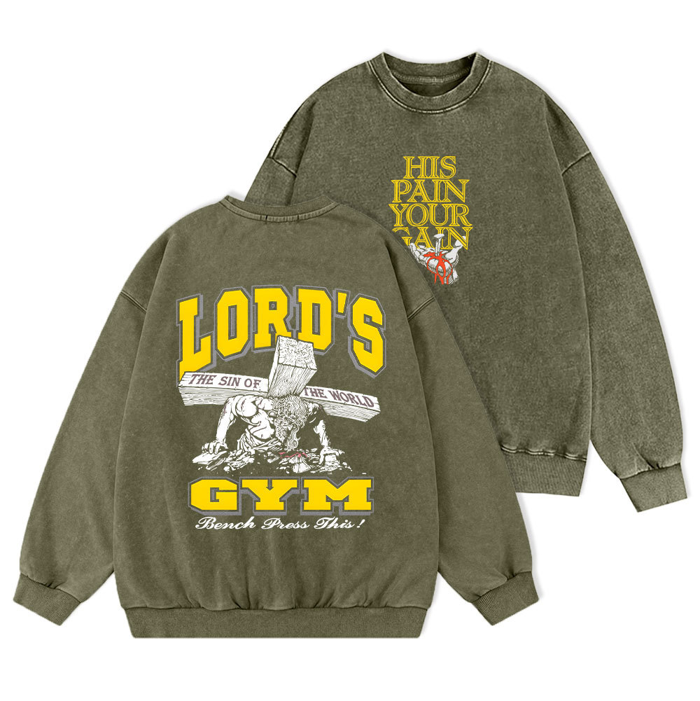 Lord's Gym Christian Washed Sweatshirt