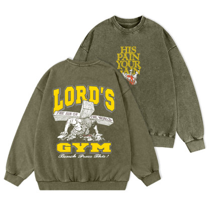 Lord's Gym Christian Washed Sweatshirt