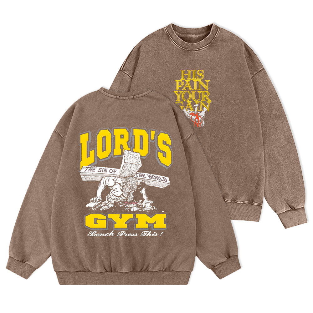 Lord's Gym Christian Washed Sweatshirt