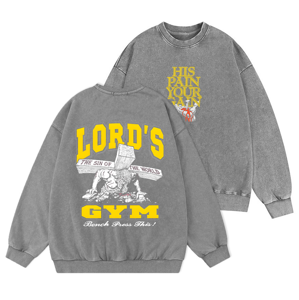 Lord's Gym Christian Washed Sweatshirt