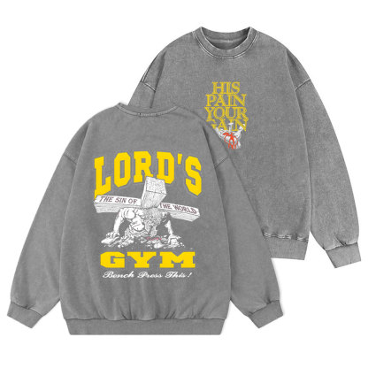 Lord's Gym Christian Washed Sweatshirt
